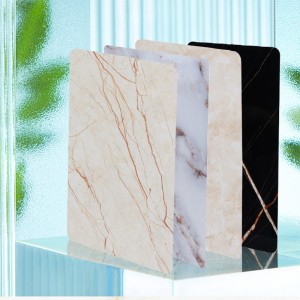 Panneau UV de vente chaude, feuille de marbre décorative, feuille de plastique UV en Chine